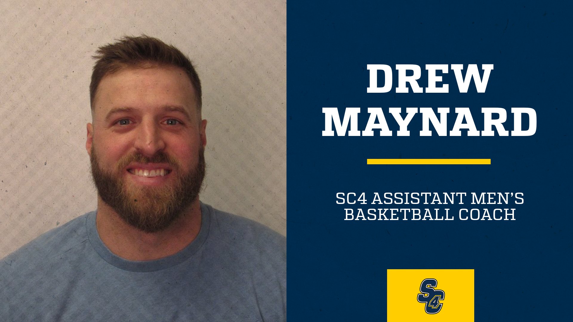SC4 assistant men's basketball coach Drew Maynard