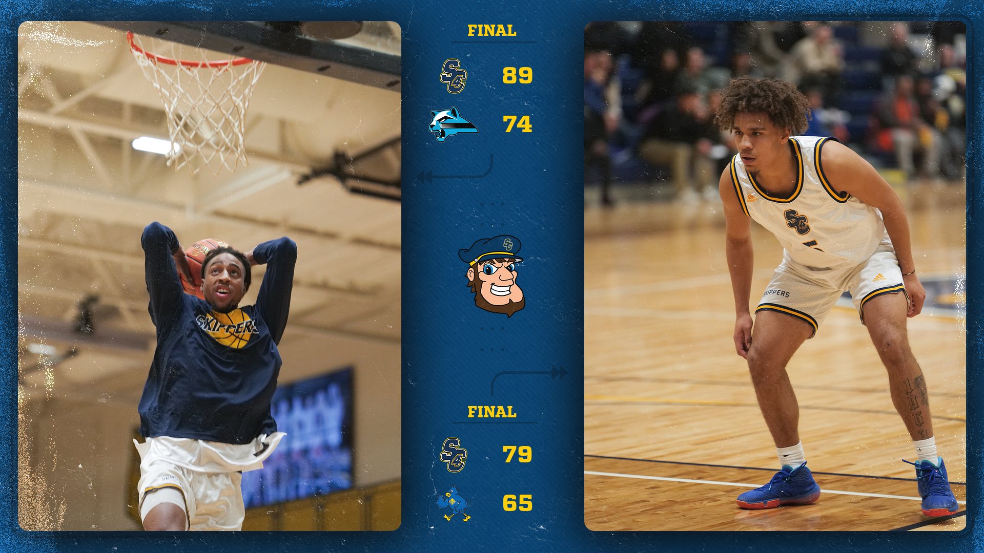 Men's Basketball: Skippers Down Both Opponents In New Years Classic