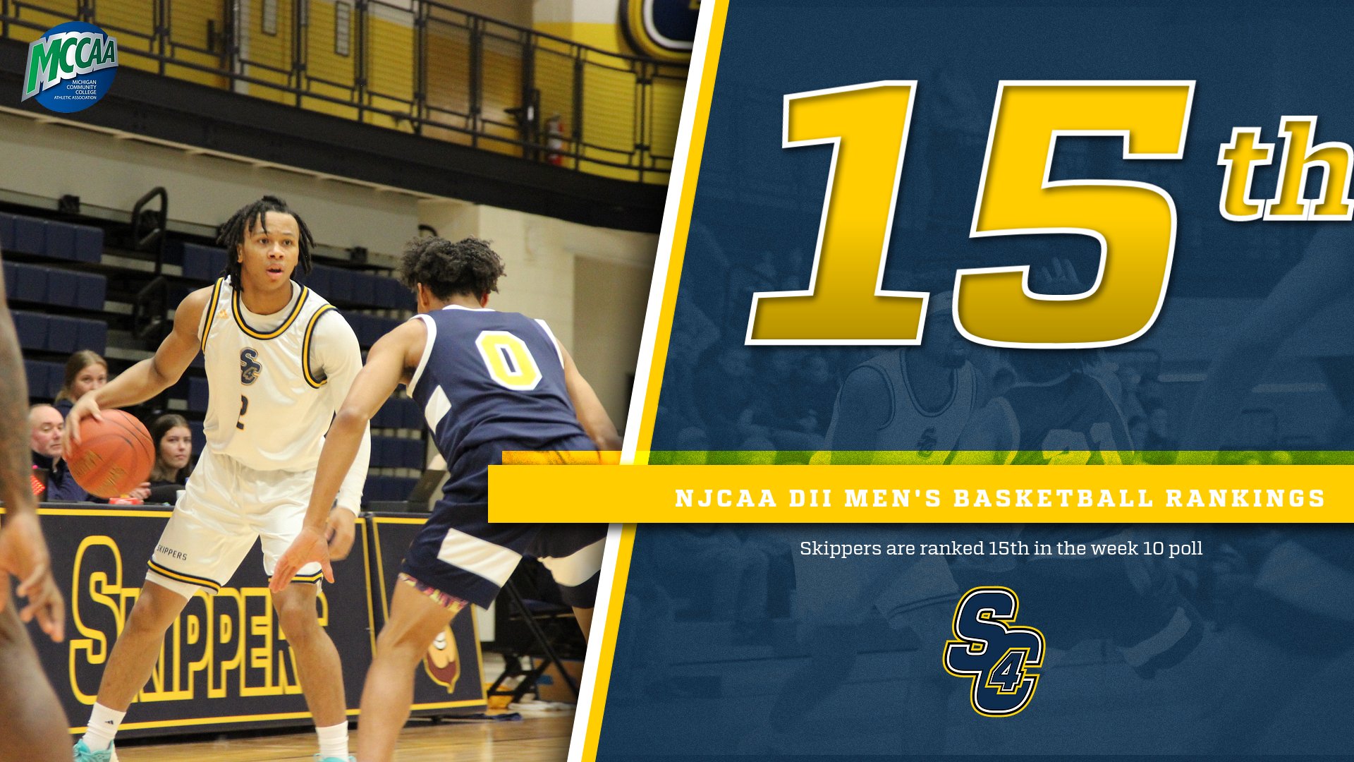 Men's Basketball: The Skippers Are Ranked 15th in the Latest Poll