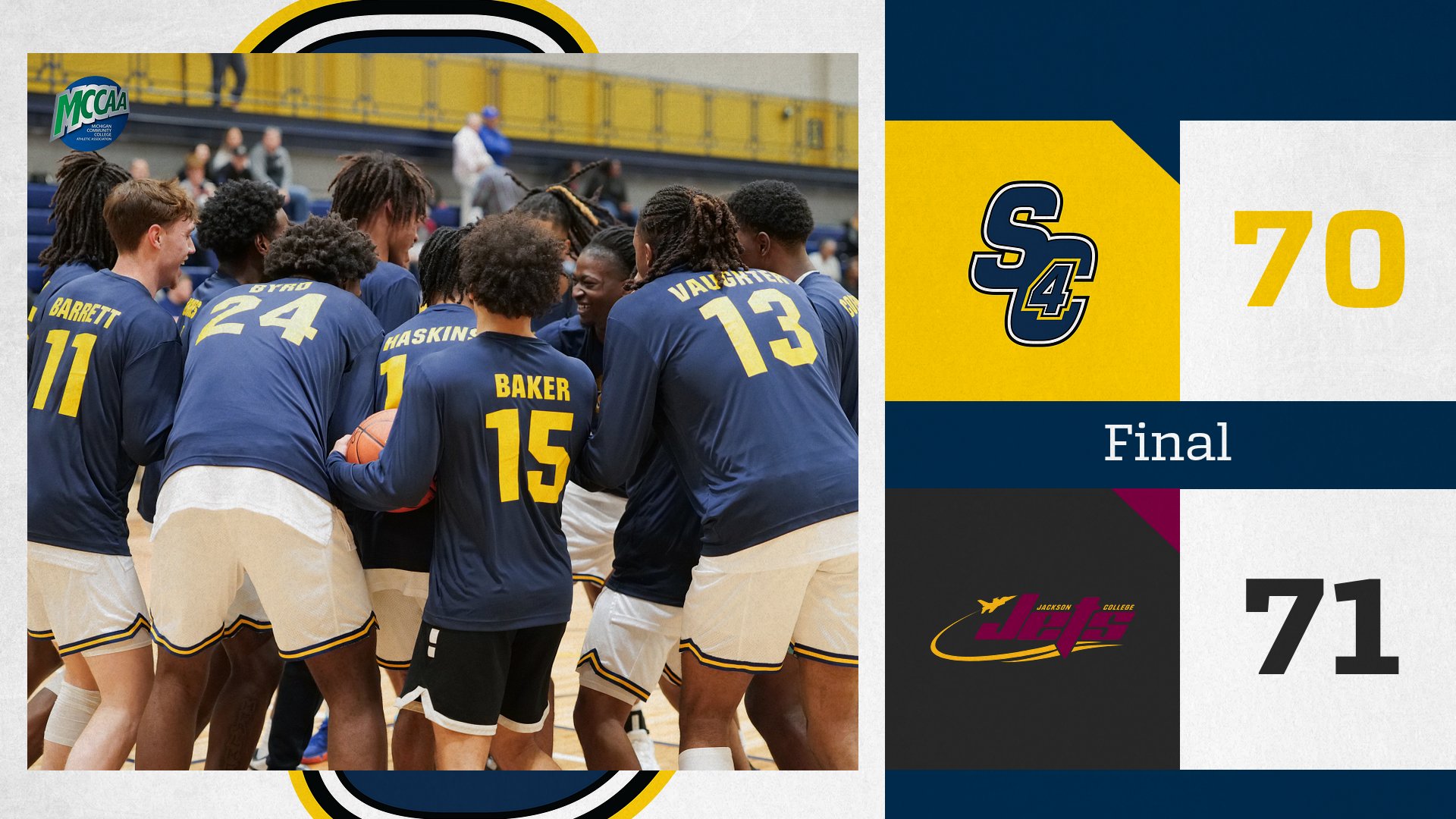 Men's Basketball: SC4 Picks Up a Tough loss to Jackson College