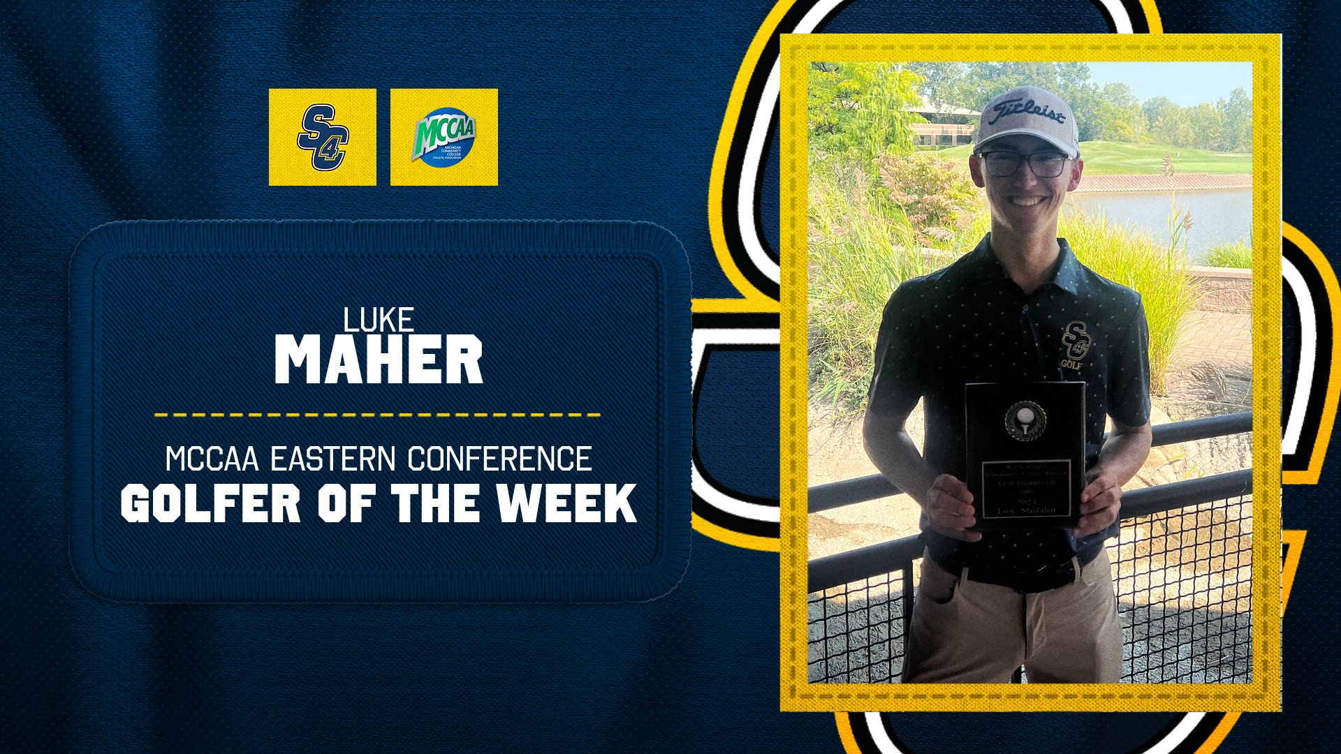 Maher named MCCAA golfer of the week