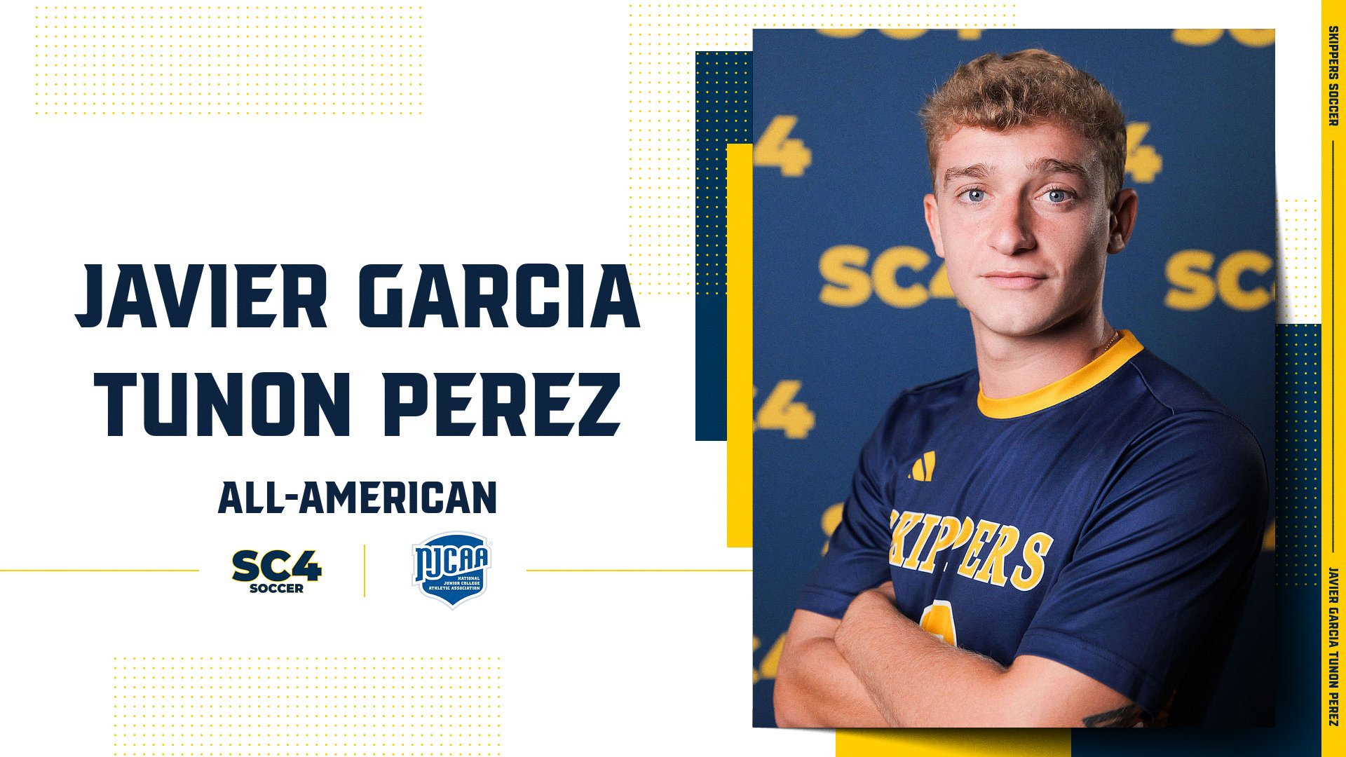Garcia Tunon Perez Named Third Team All-American