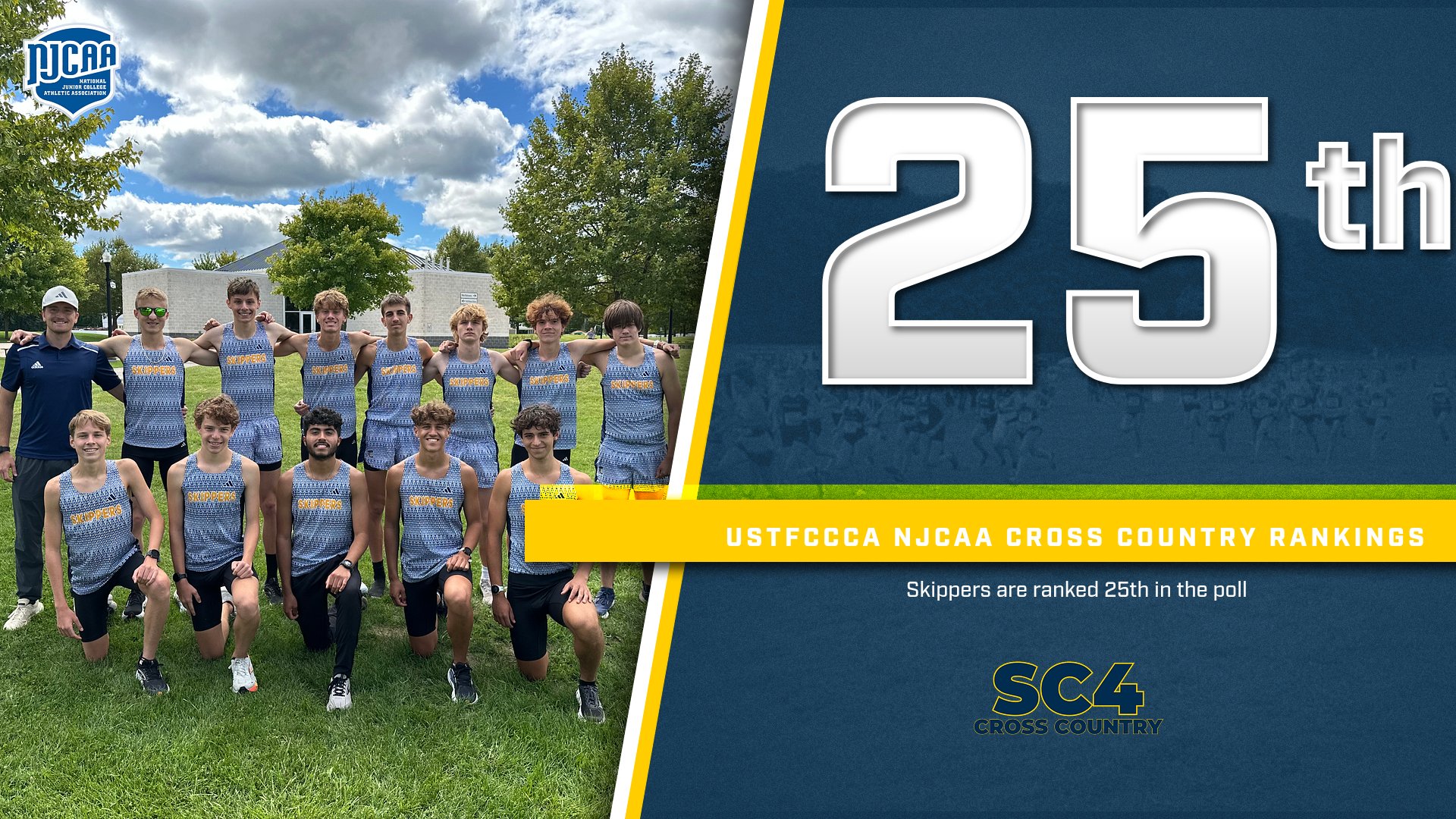 Men&rsquo;s Cross Country Ranked 25th Nationally in USTFCCCA Poll
