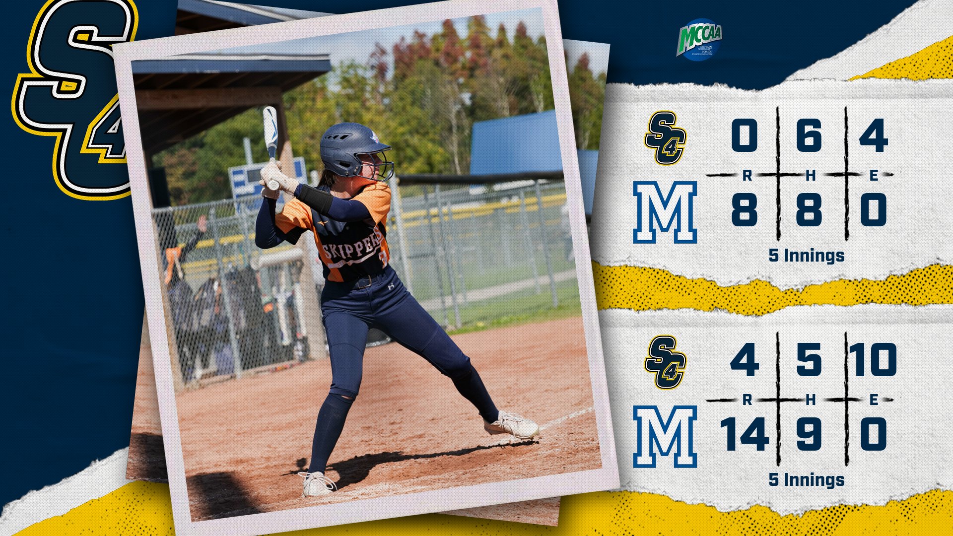 Softball: SC4 drops 2 games at Macomb CC