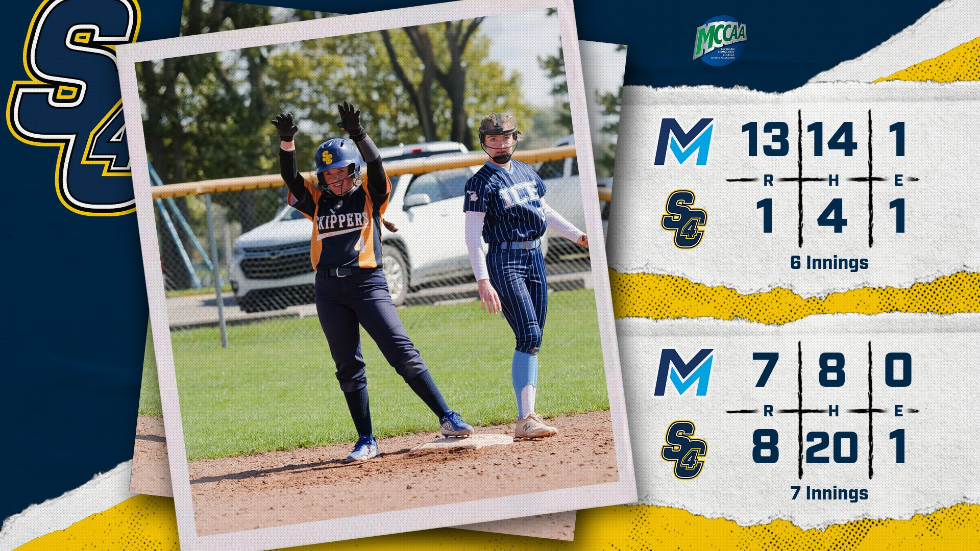 Softball: SC4 Splits With The Lakers