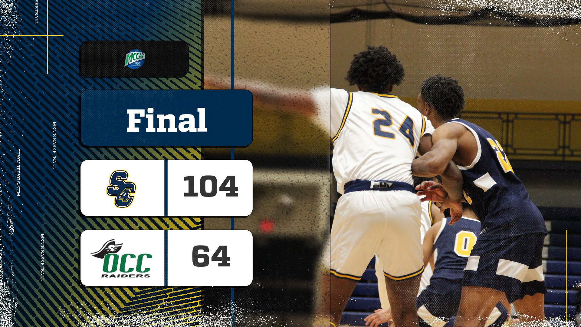 Men's Basketball: The Skippers Take Care of the Raiders