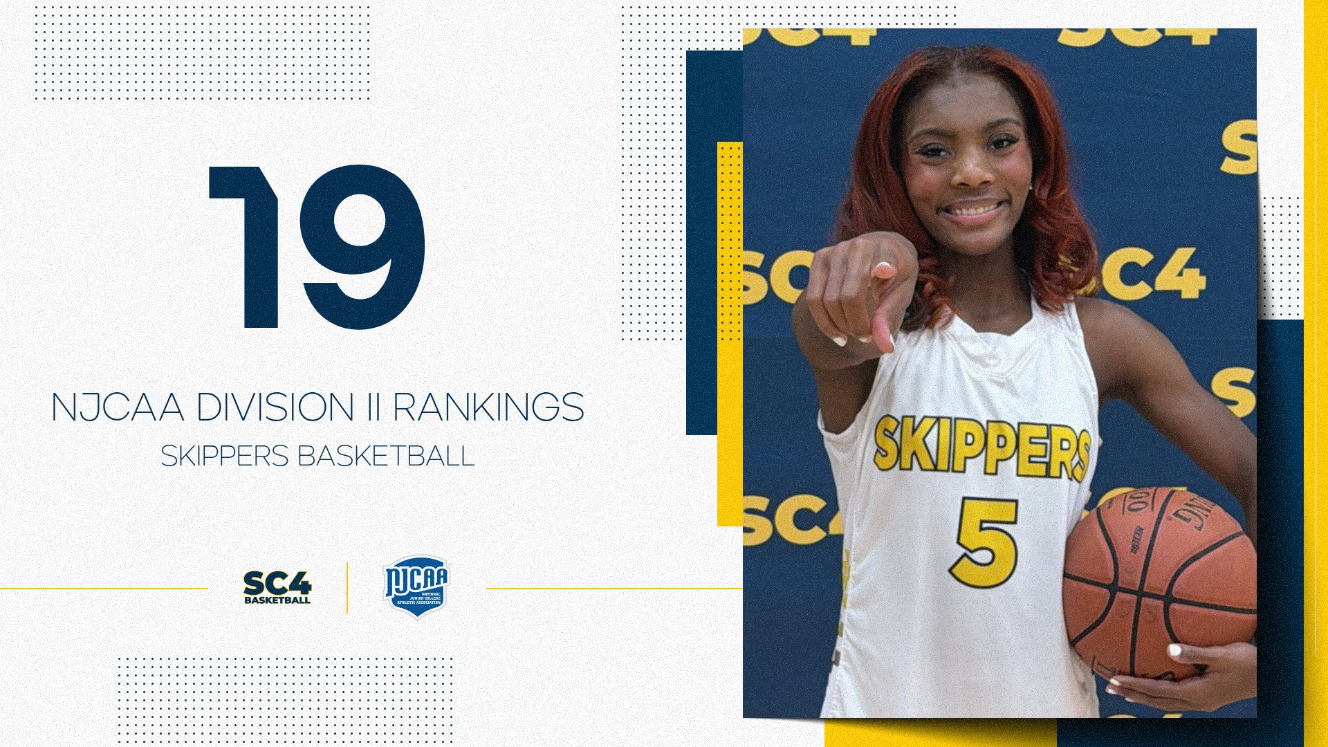 SC4 Women&rsquo;s Basketball Ranked No. 19 in Latest NJCAA Division II Poll