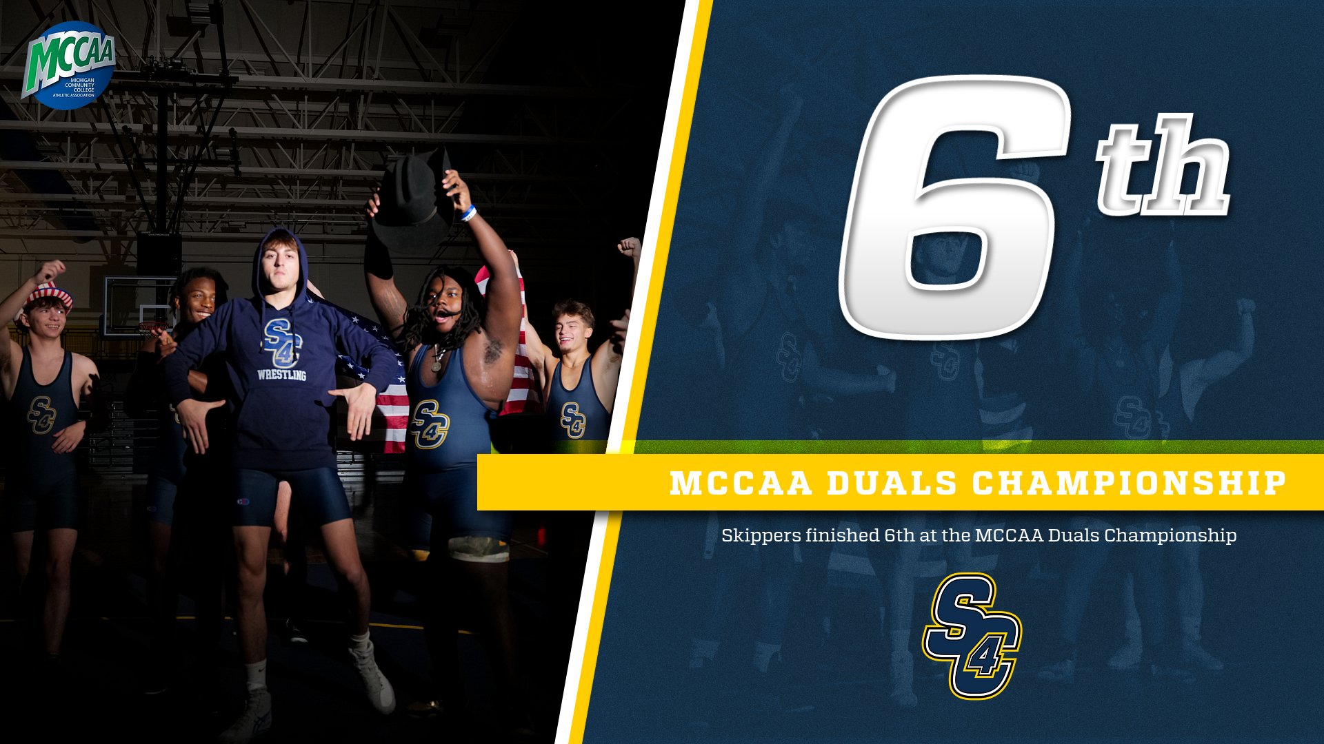Wrestling: Skippers Finish 6th at the MCCAA Duals