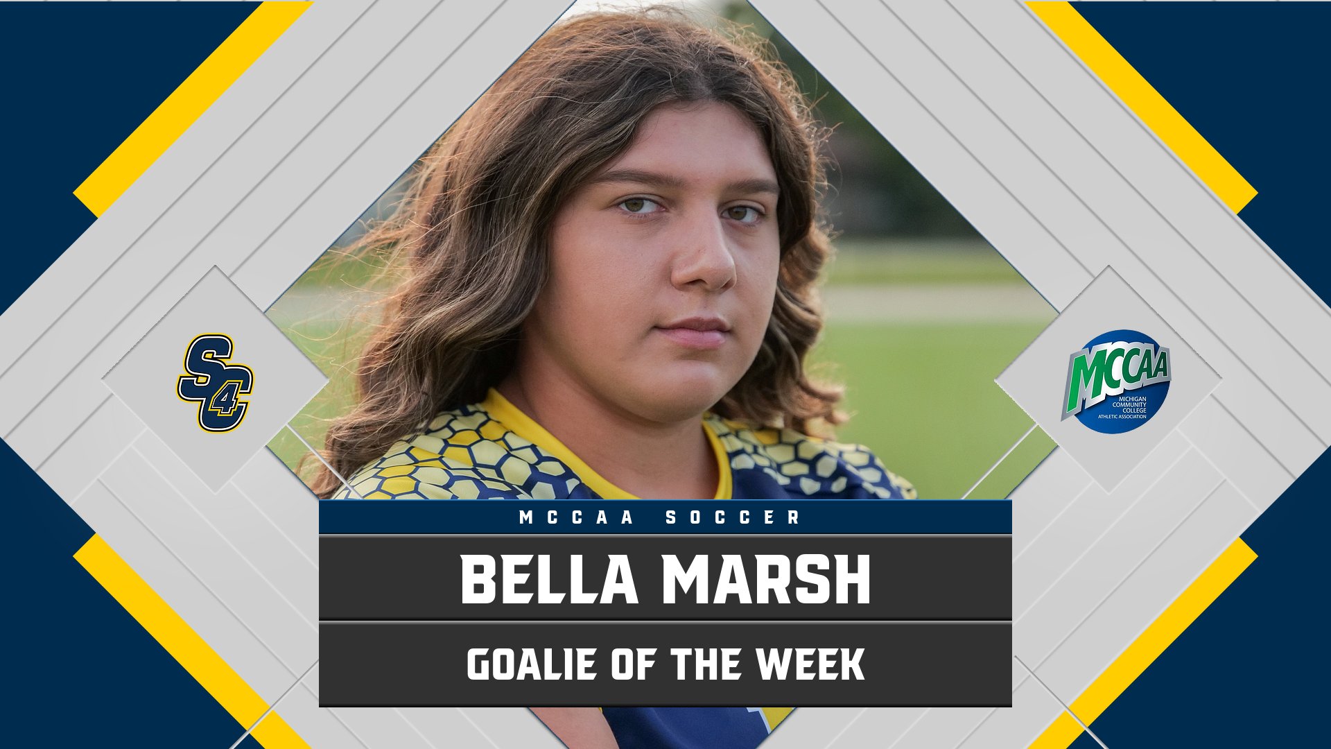 Marsh Takes Home MCCAA Goalie of the Week