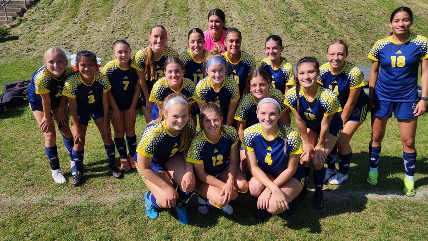 SC4 Women's soccer team before their soccer game against muskegon community college