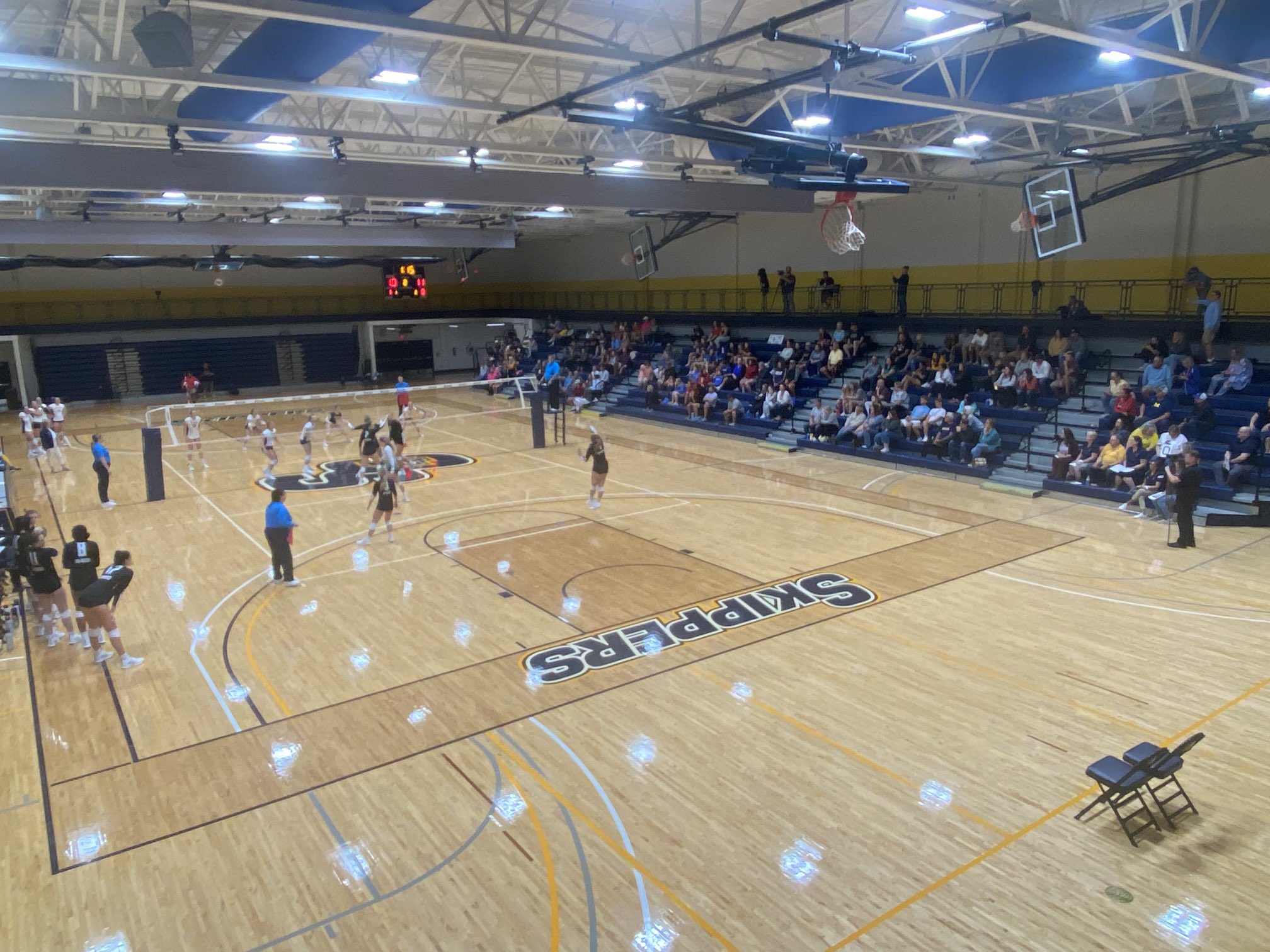SC4 Fieldhouse packed for the SC4 volleyball game vs OCC