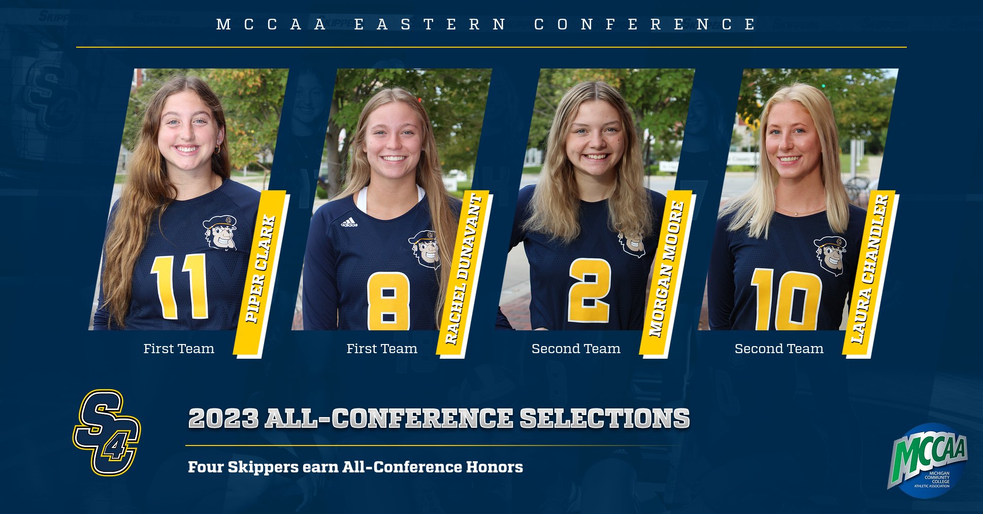 Four Skippers Find a spot on the MCCAA All-Conference Teams