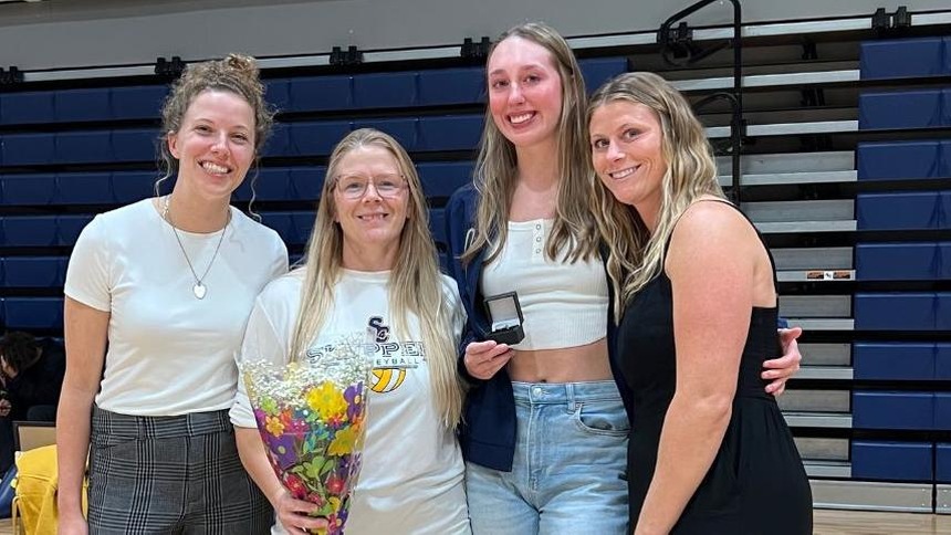 Former Skippers Volleyball player receives 1st Team All-American ring, now playing NCAA DI Volleyball