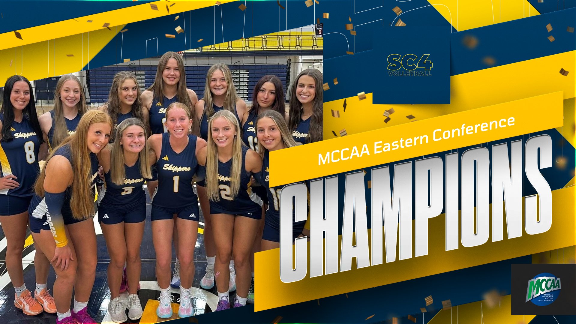 SC4 Volleyball Wins MCCAA Eastern Conference Championship, Secures East #1 Seed in Great Lakes District A Tournament