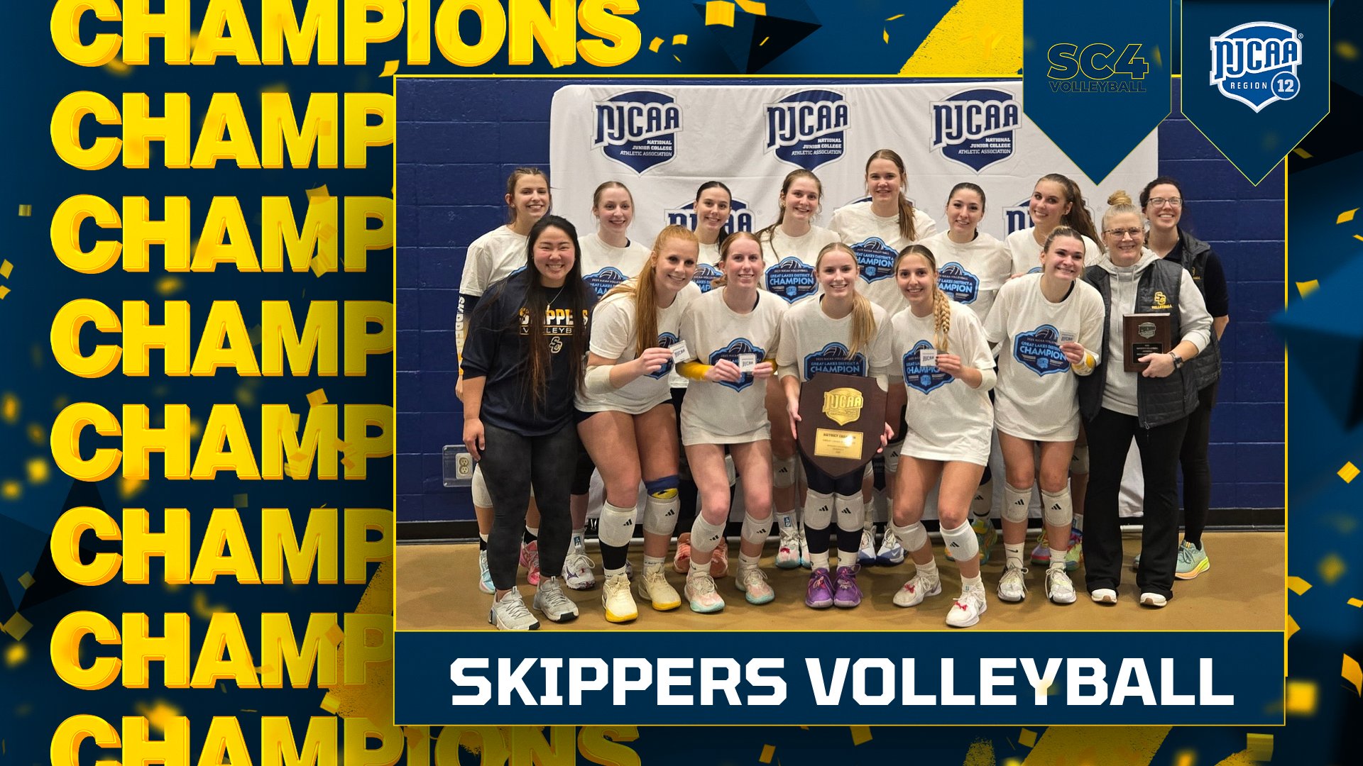 SC4 Volleyball Captures Great Lakes District A Championship, Punches Ticket to Nationals