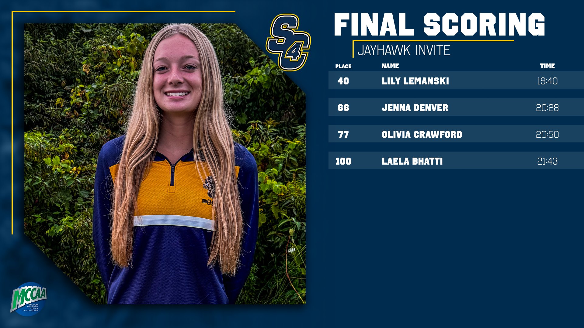 Lily Lemanski breaks School 5k record